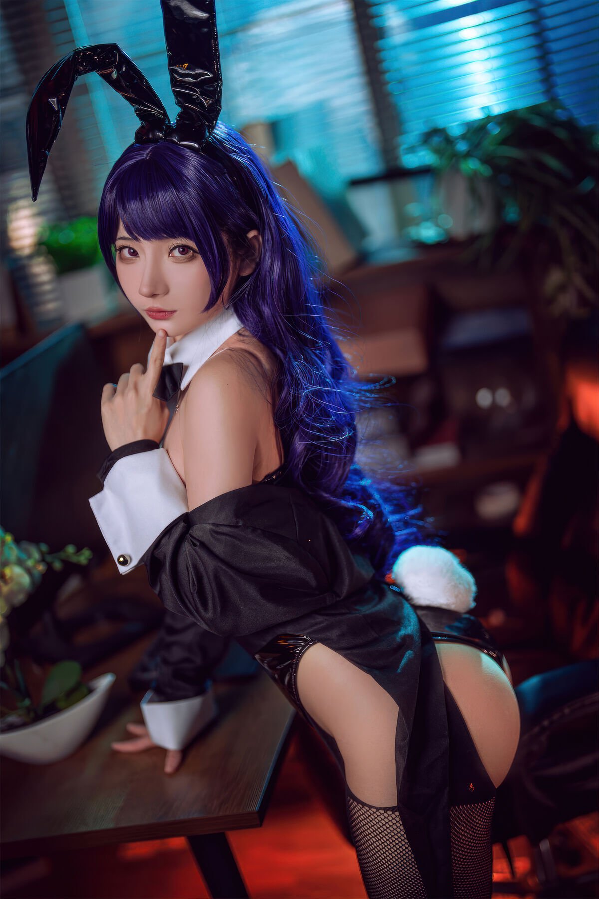 Coser@是三不是世w No.032 喜多川海梦 紫发兔女郎 0020 2795000896.jpg