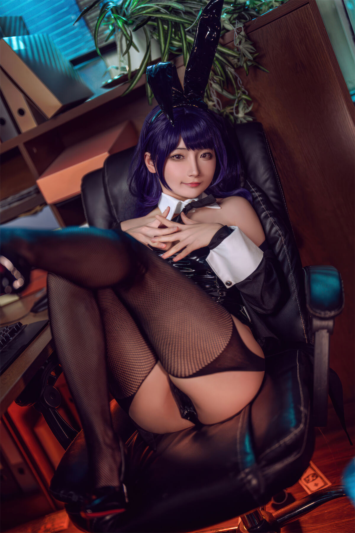 Coser@是三不是世w No.032 喜多川海梦 紫发兔女郎 0037 1705188755.jpg