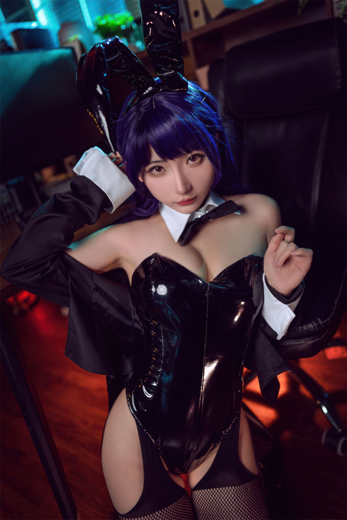 Coser@是三不是世w No.032 喜多川海梦 紫发兔女郎 0047 9975582824.jpg