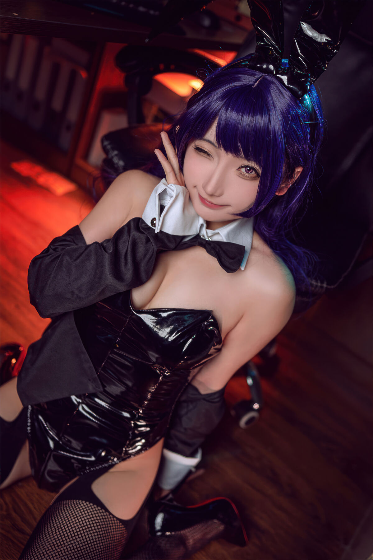 Coser@是三不是世w No.032 喜多川海梦 紫发兔女郎 0058 0989030077.jpg