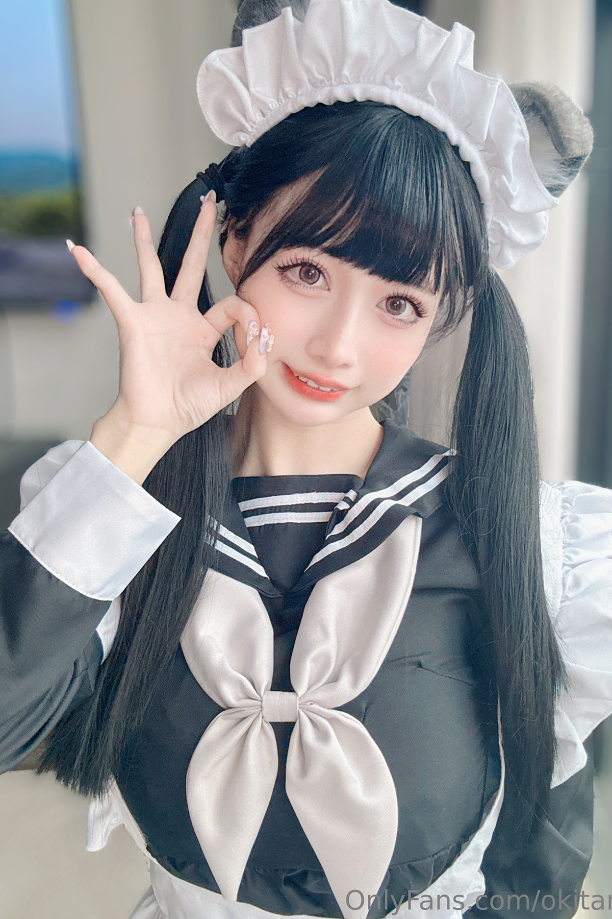 Coser@沖田凜花 – Rinka Sailor Suit Maid