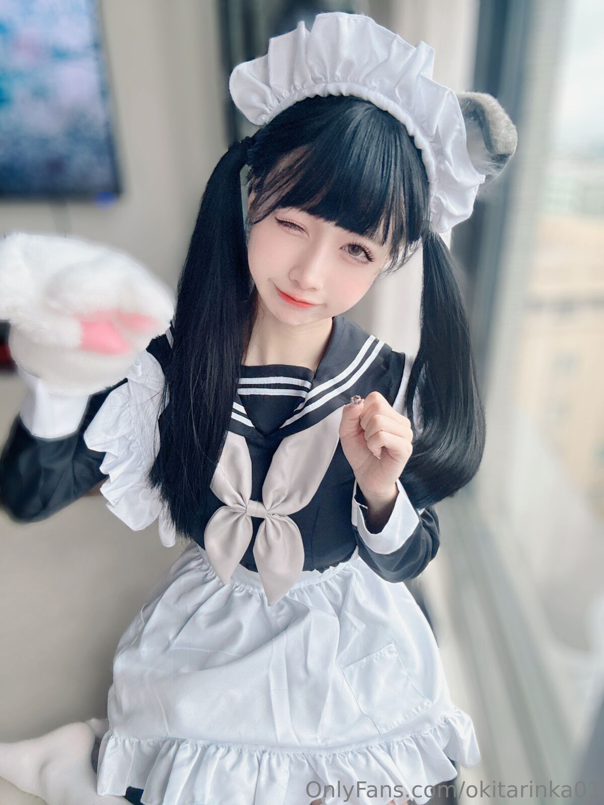 Coser@沖田凜花 Rinka Sailor Suit Maid 0060 1356558155.jpg