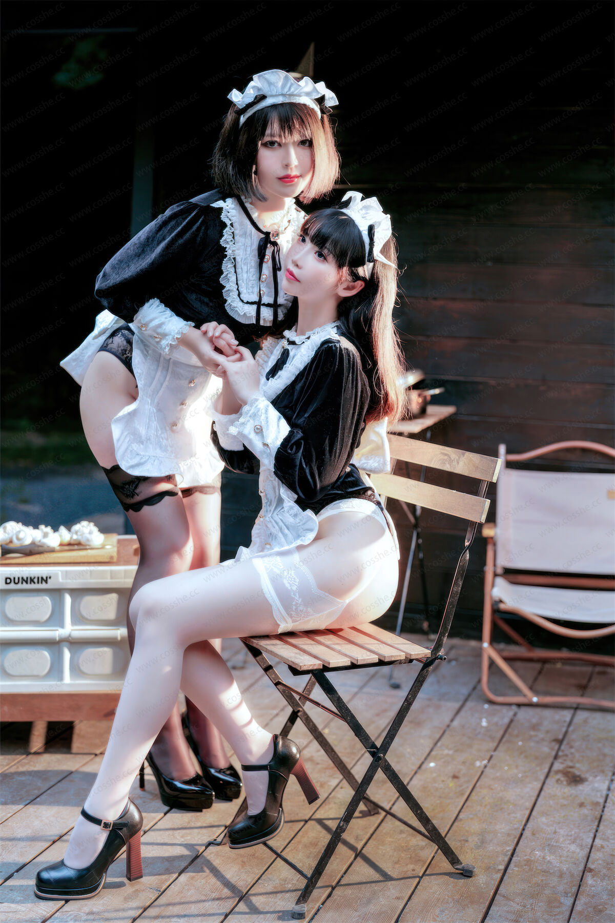 Coser@面饼仙儿 And 半半子 Maid姉妹 0003 5128045143.jpg