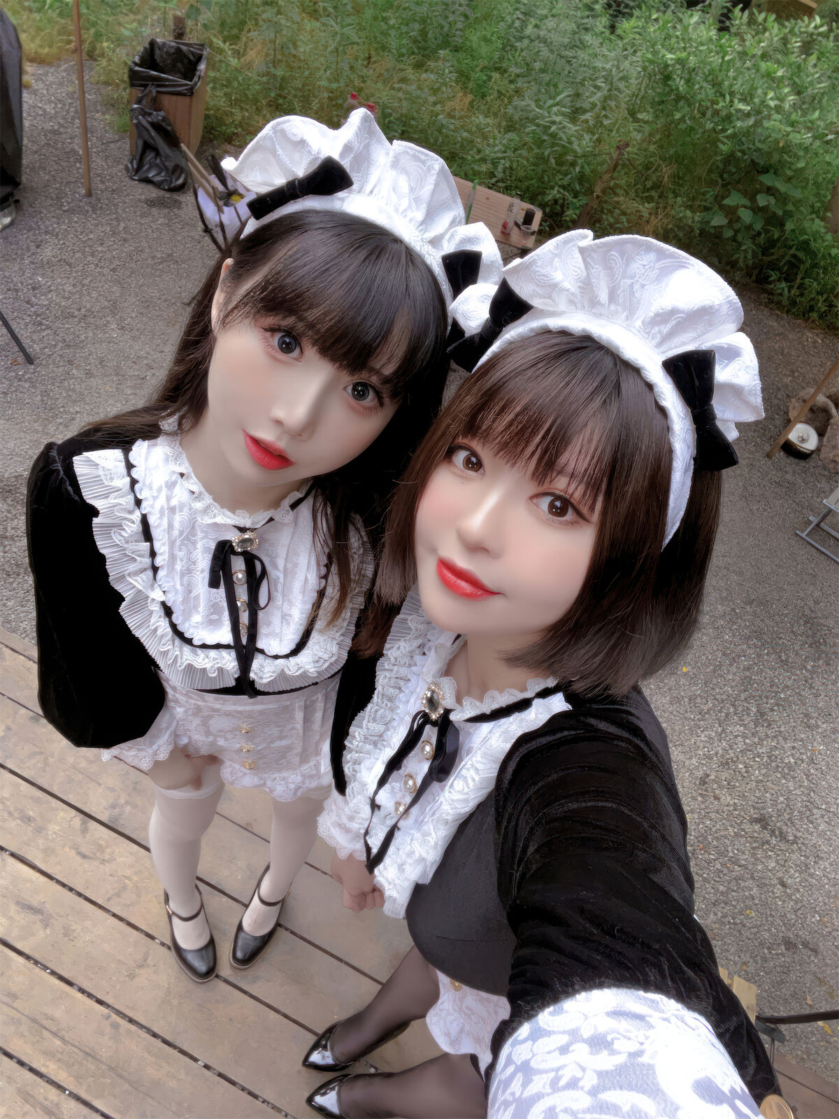 Coser@面饼仙儿 No.136 And 半半子 Maid姉妹 0054 1054812887.jpg