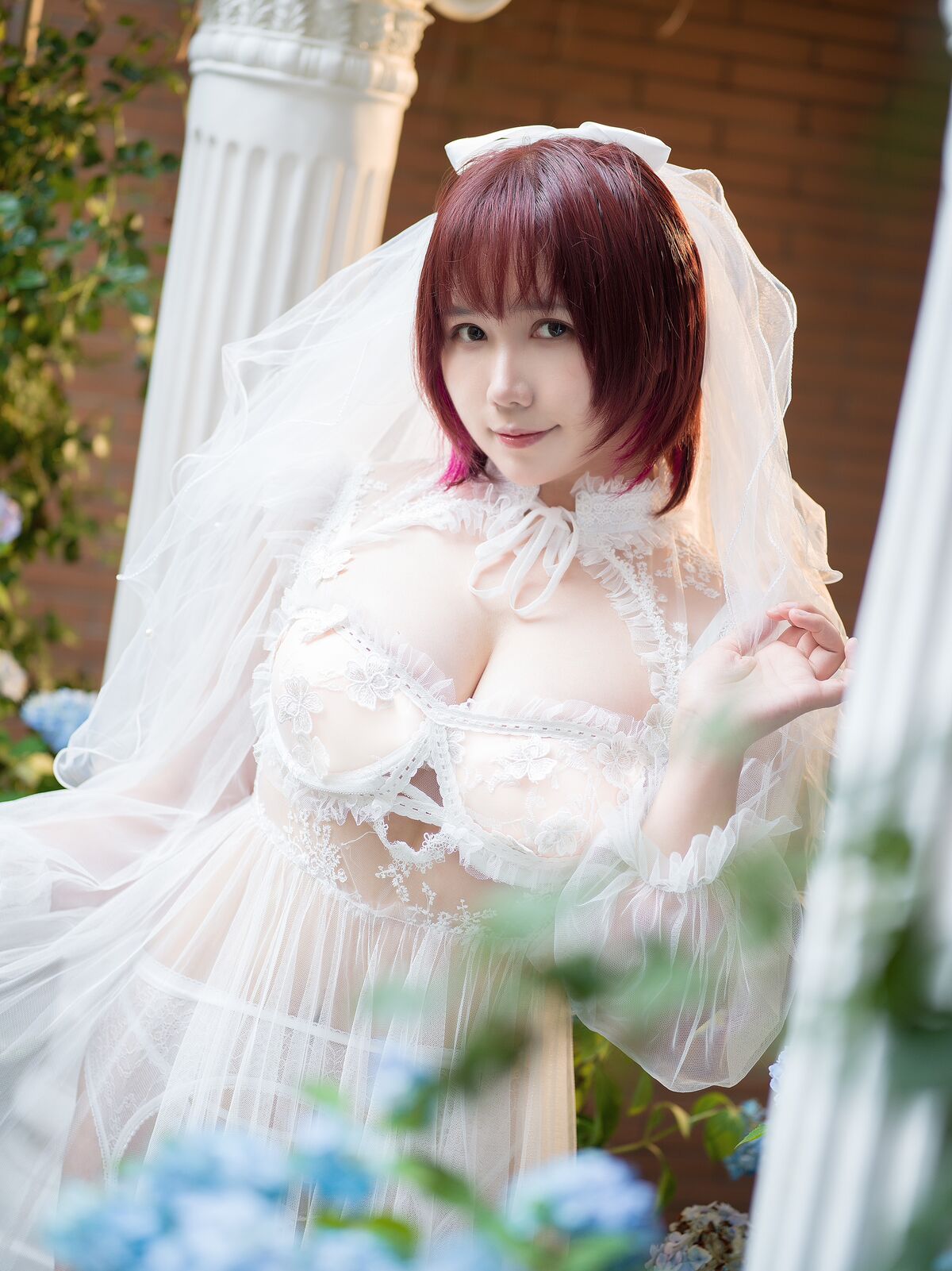 Coser@麻花麻花酱 黑白婚纱 0060 6854794045.jpg