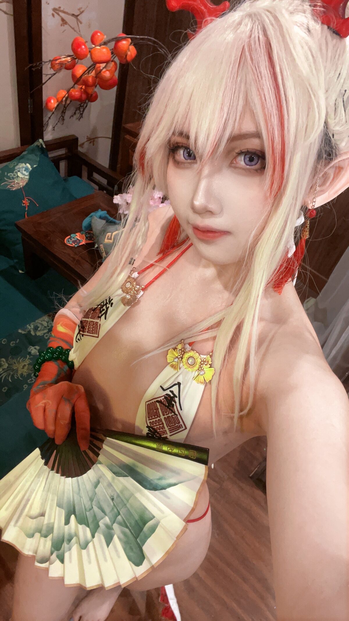 Coser@小和甜酒 橙风千雅 年夕旗袍双人御守 Part3 0060 6063198259.jpg