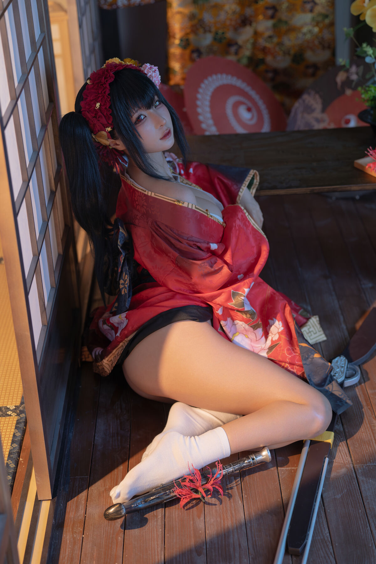 Coser@蠢沫沫 狂三和服cos Part1 0002 2035118405.jpg