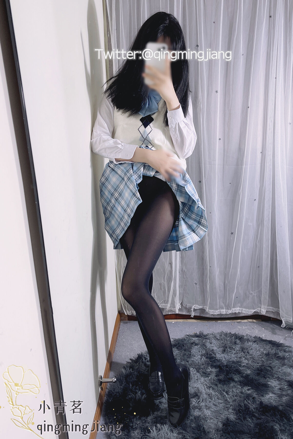 Coser@小青茗 – 蓝色JK学姐