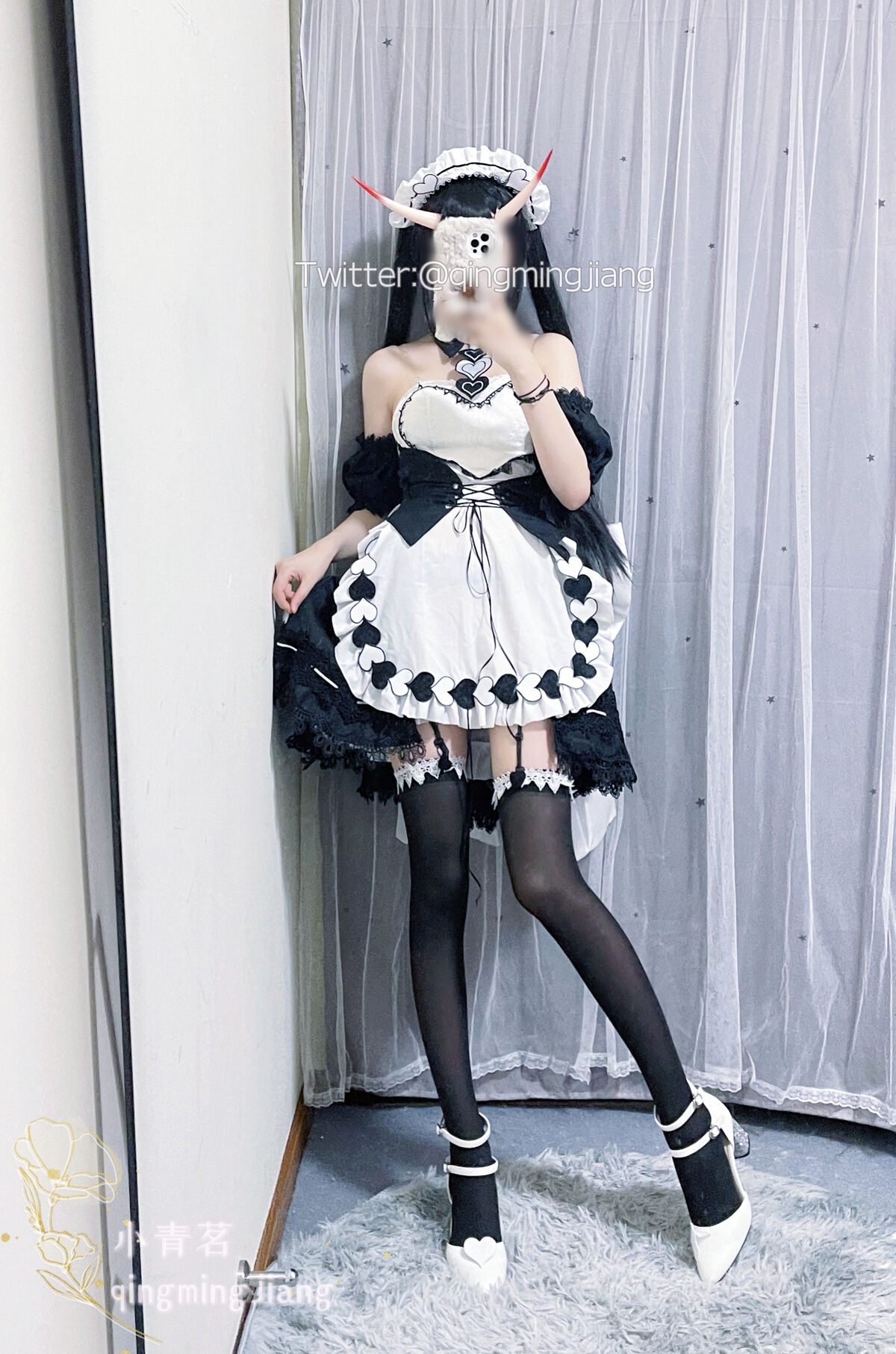 Coser@小青茗 黑丝女仆 0003 1404832674.jpg