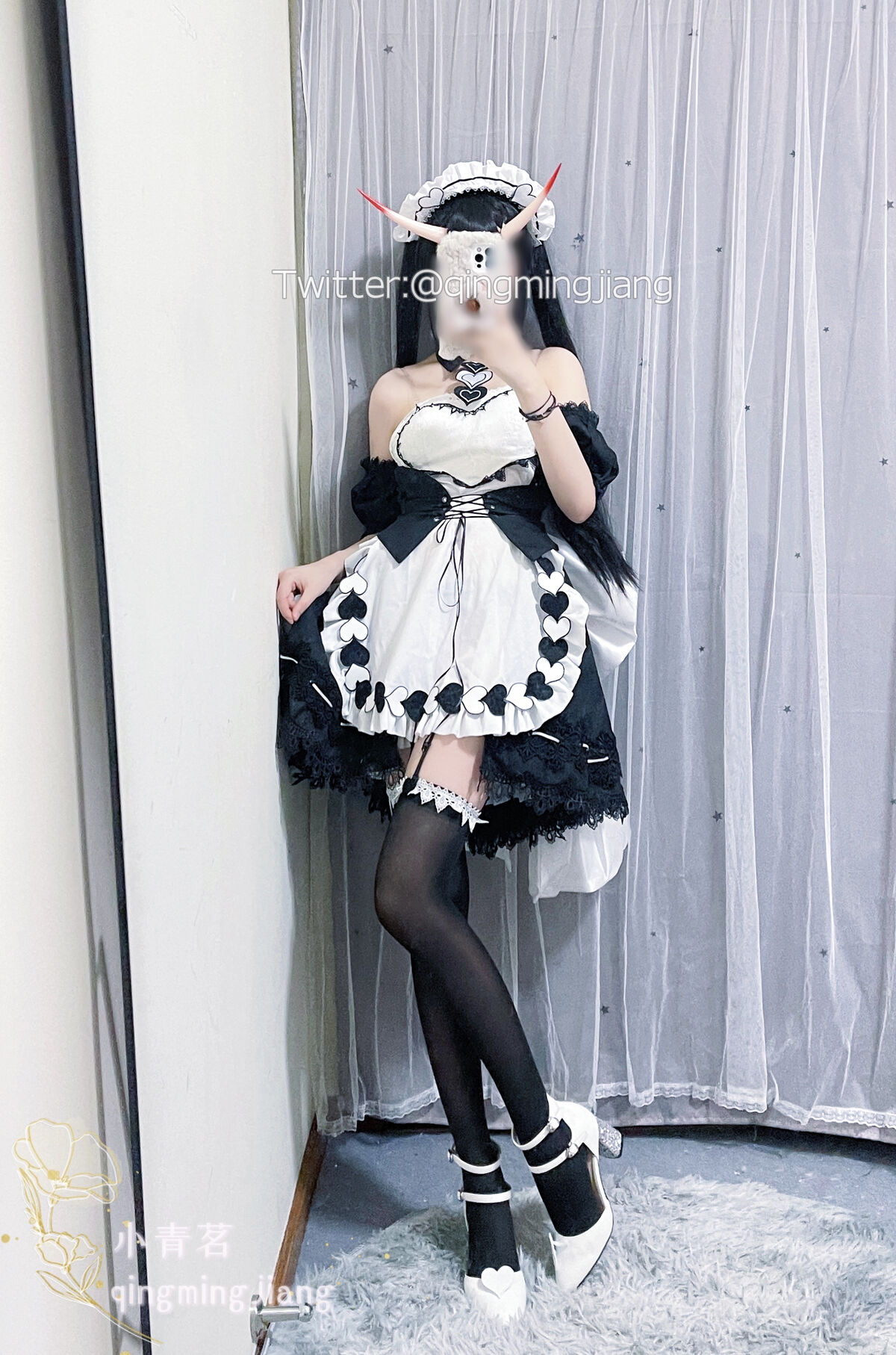 Coser@小青茗 黑丝女仆 0004 5346517065.jpg