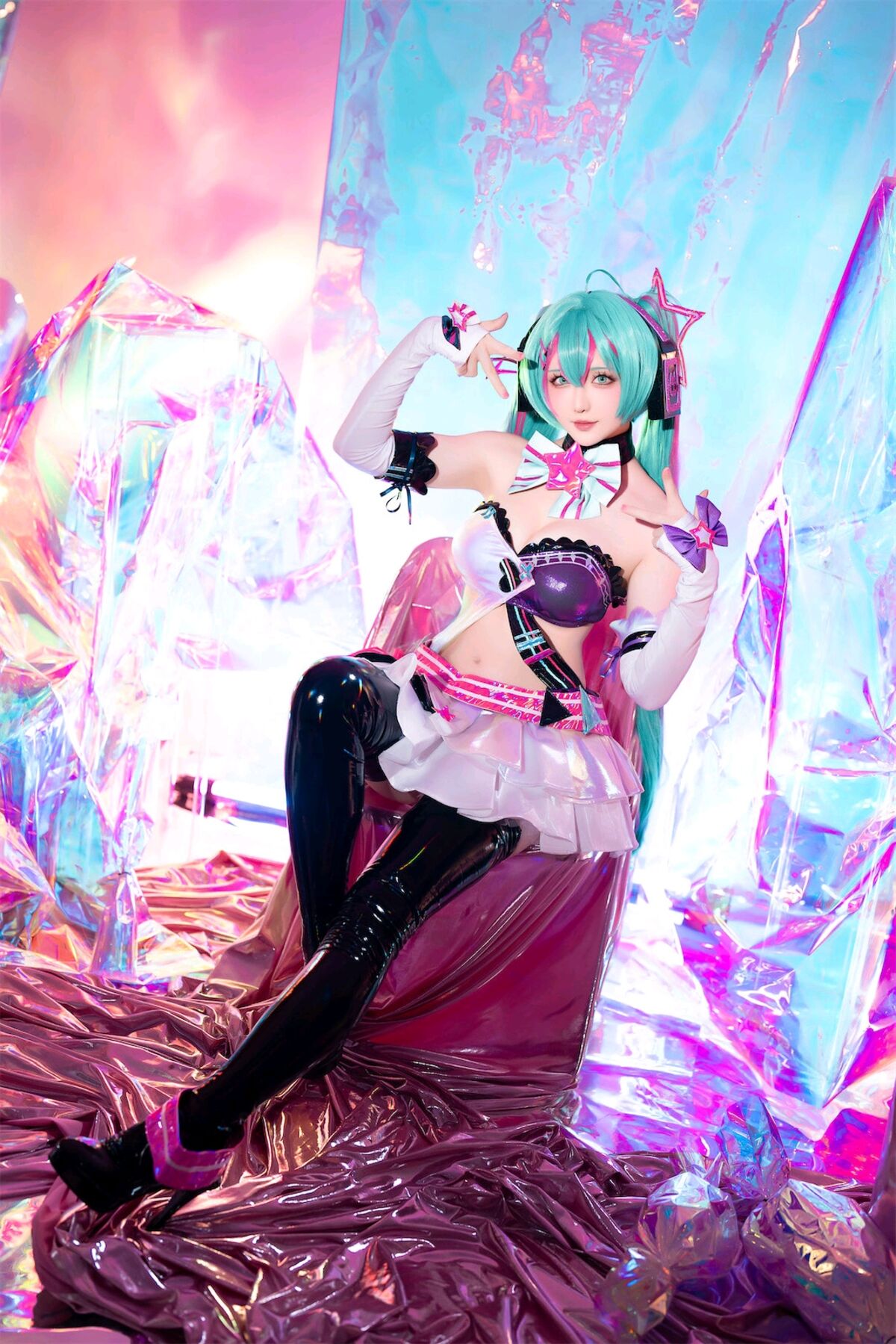 Coser@星之迟迟 Miku初音未来 喵斯快跑 0009 8812561291.jpg