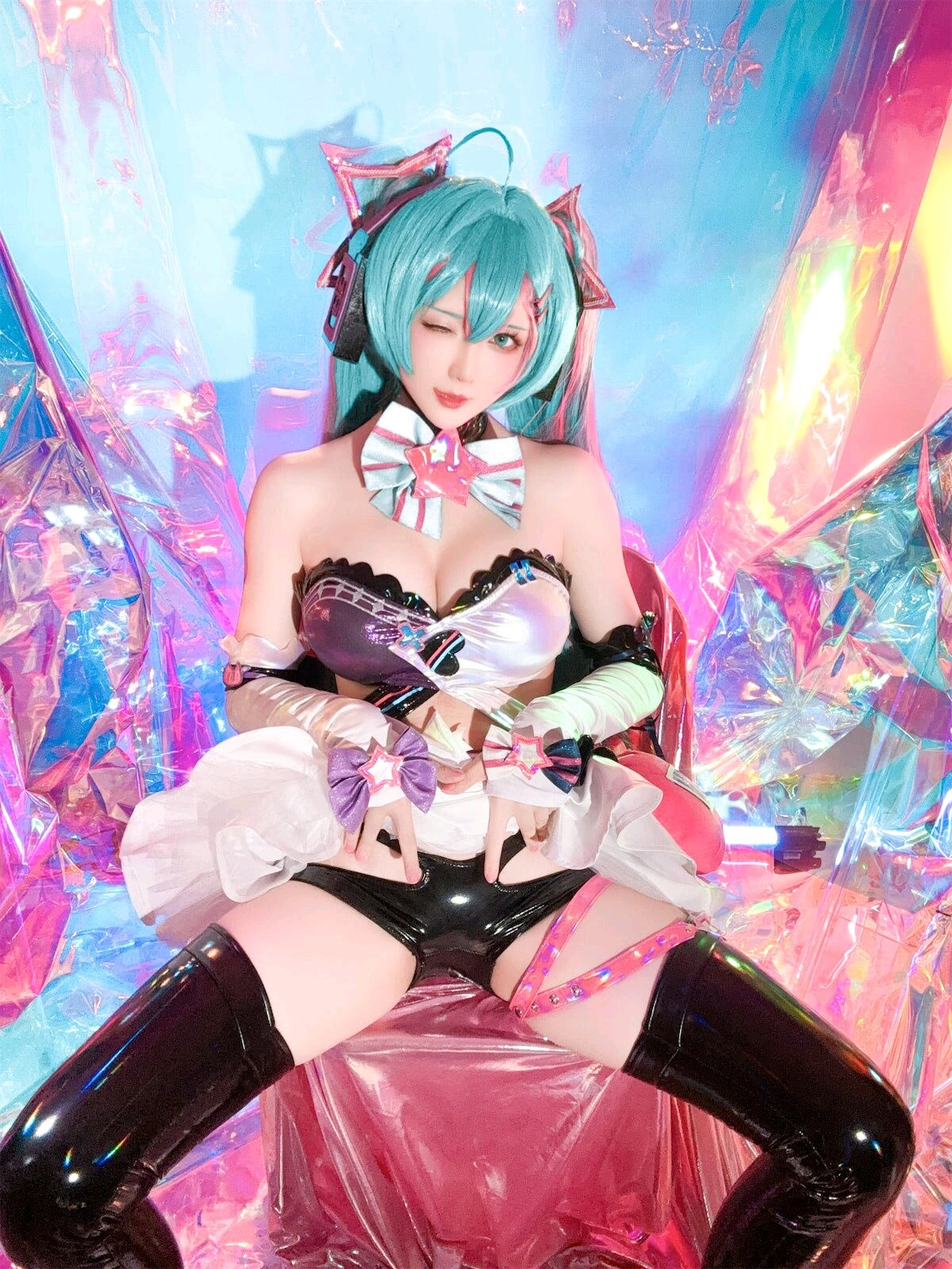 Coser@星之迟迟 Miku初音未来 喵斯快跑 0049 8805821586.jpg