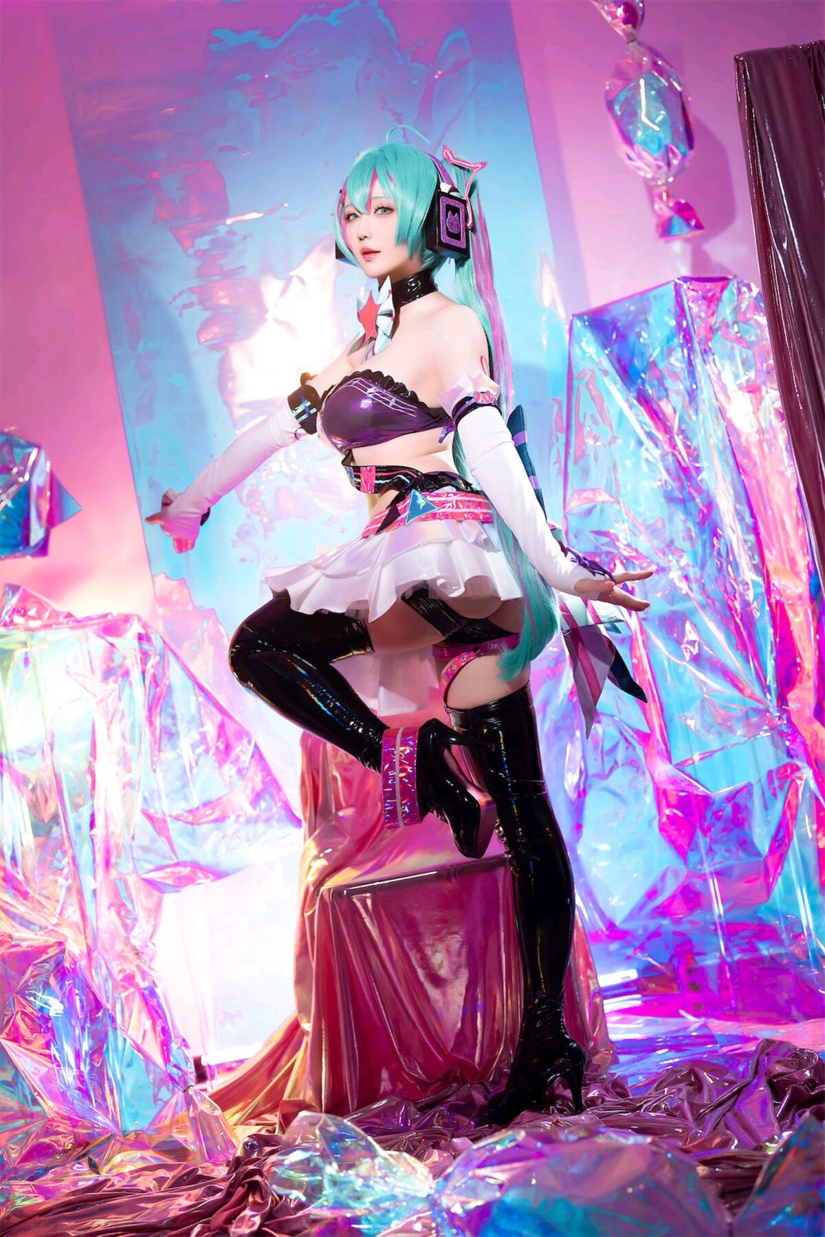 Coser@星之迟迟 Miku初音未来 喵斯快跑 0069 5975381879.jpg