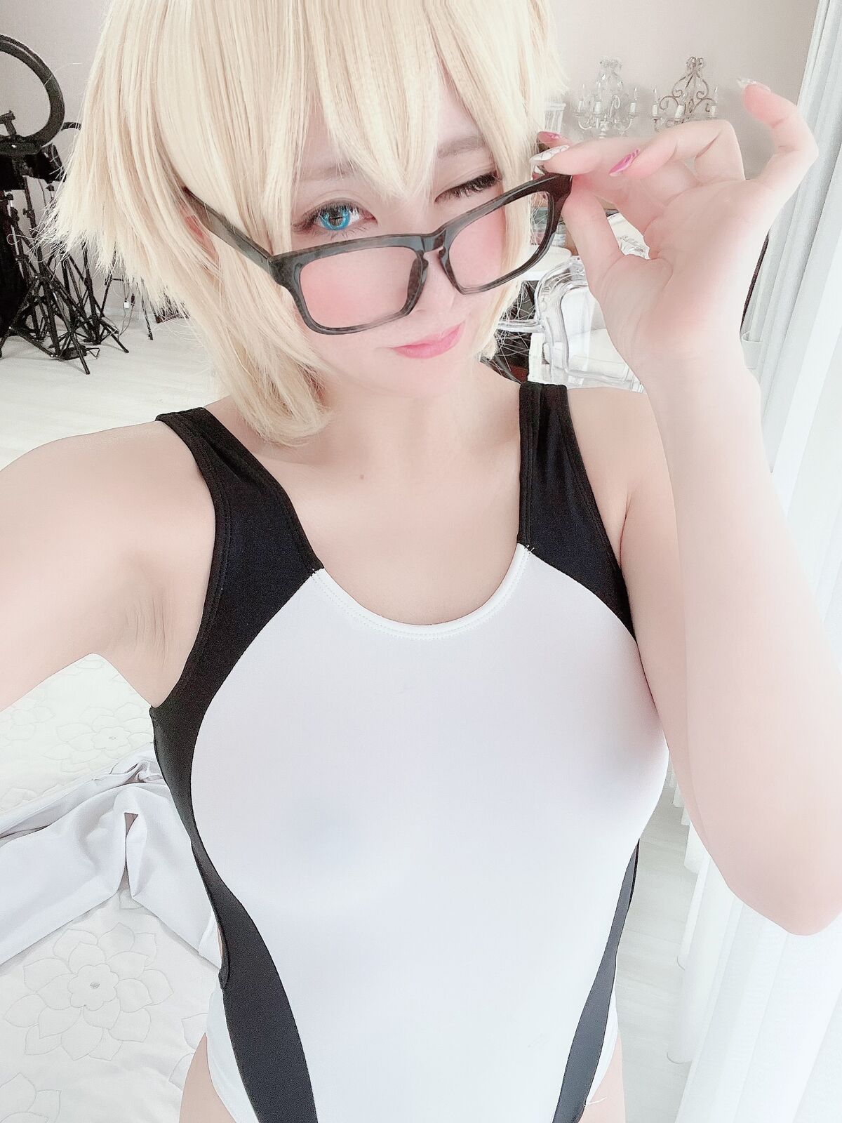 Coser@林檎蜜紀 Ringo Mitsuki 久々 なジャンヌお姉ちゃんのえちえちクイコミ ピタピタ競泳水着 0001 9837973286.jpg