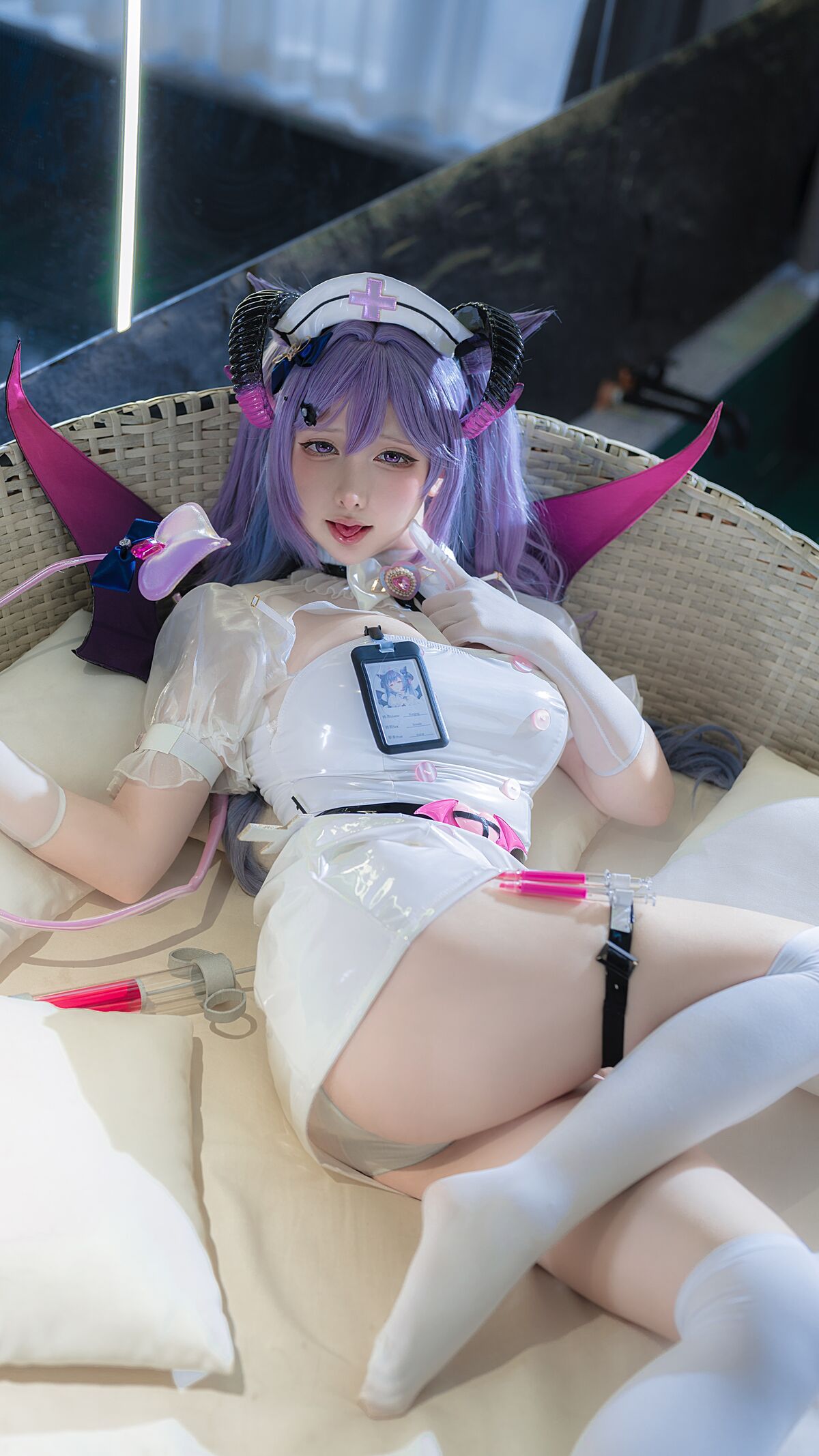 Coser@樱梨梨 刻晴魅魔护士 0009 3250450728.jpg