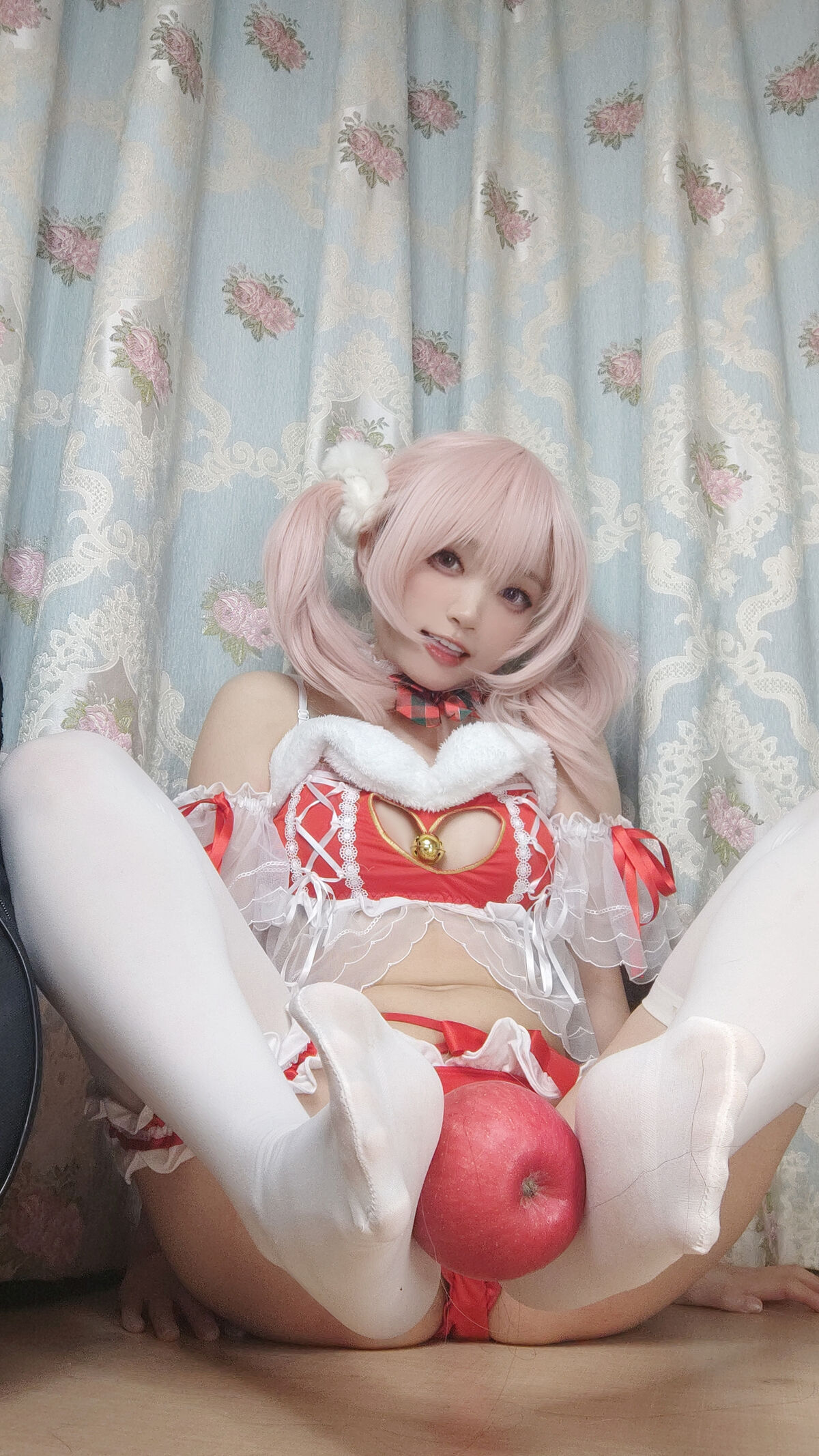 Coser@神沢永莉 平安夜红色分体式 Part1 0011 8668073027.jpg