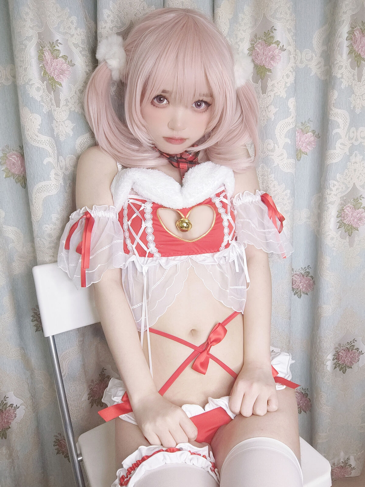 Coser@神沢永莉 平安夜红色分体式 Part1 0024 8419079073.jpg