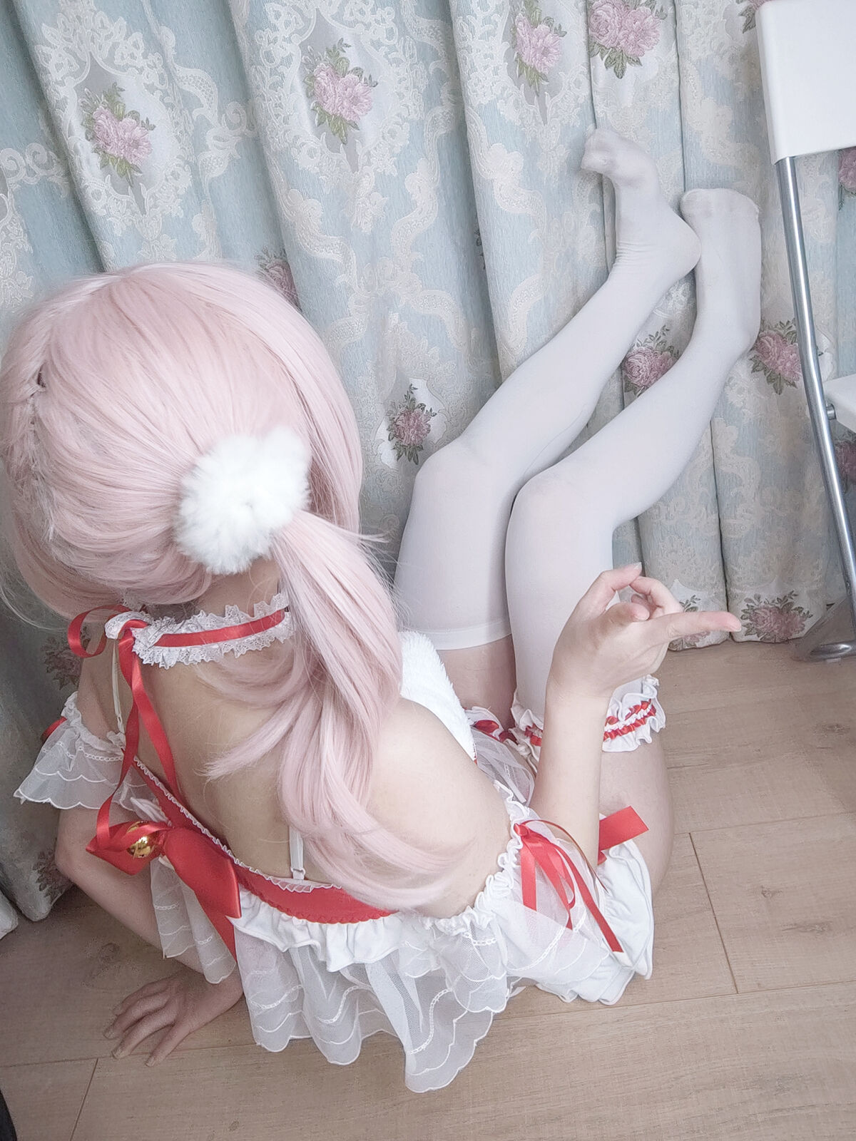 Coser@神沢永莉 平安夜红色分体式 Part1 0029 8730914039.jpg