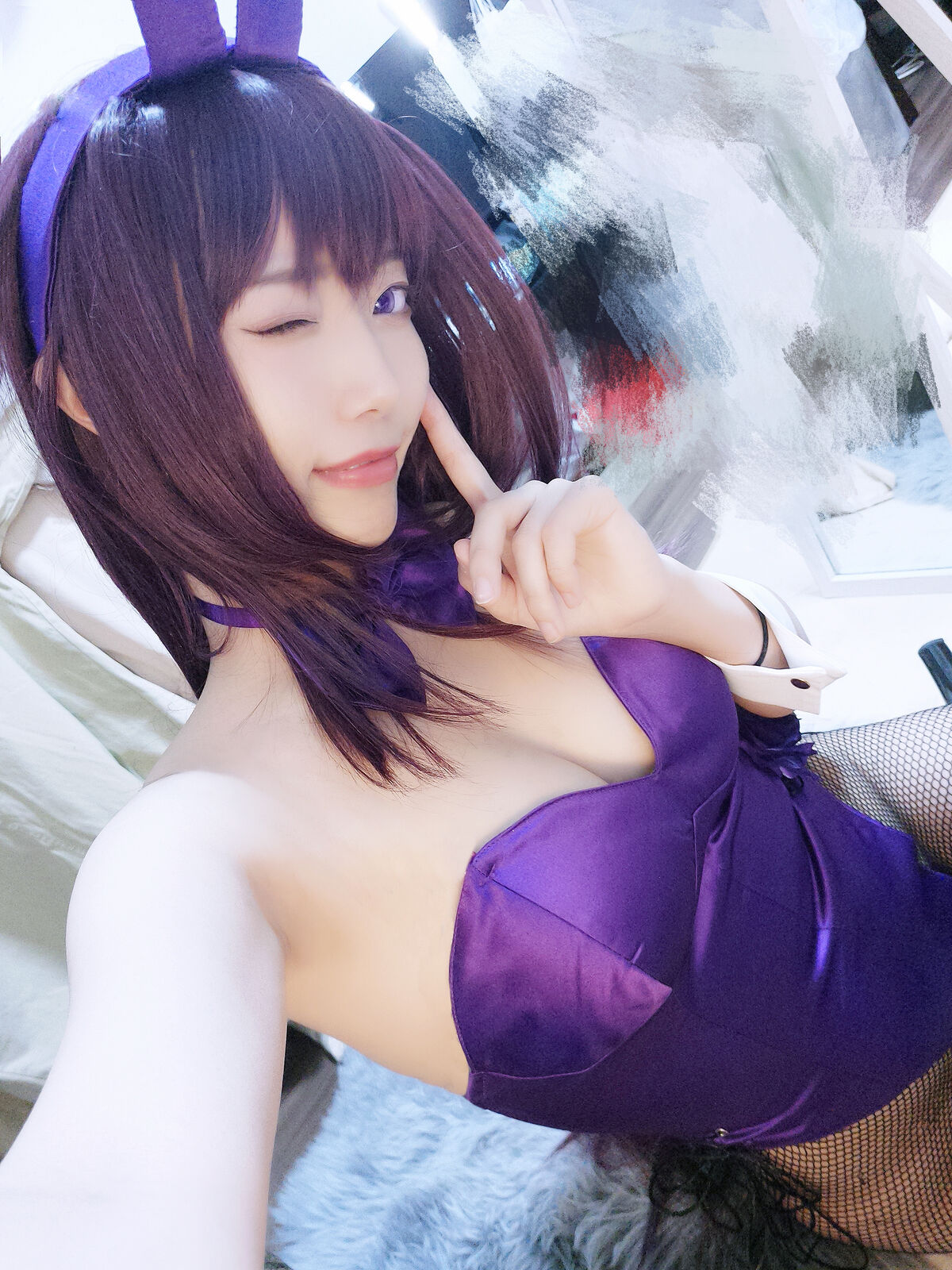 Coser@切切Celia FGO 斯卡哈 女仆 兔女郎 0008 6831917887.jpg