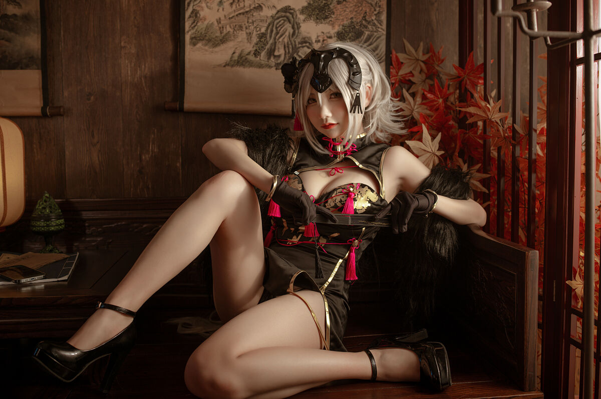 Coser@是一只熊仔吗 黑贞 同人旗袍 0002 7990877654.jpg