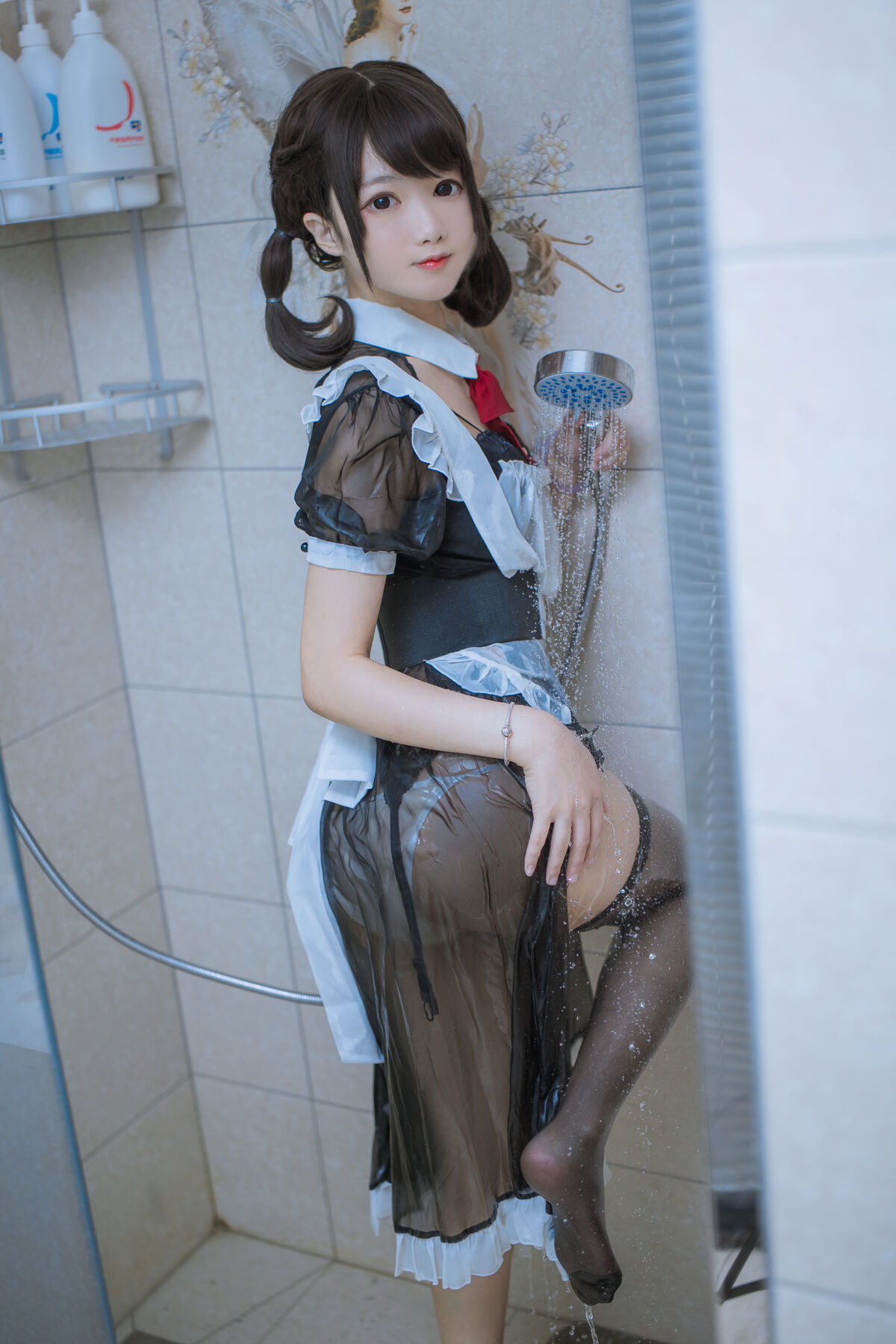 Coser@羽天shine 黑色女仆 0026 9770412807.jpg