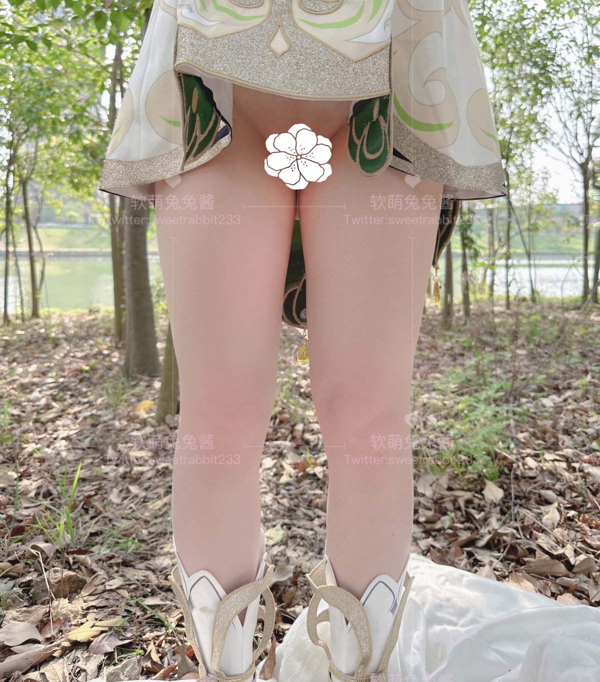 Coser@软萌兔兔酱 COS草神纳西妲 水晶棒玩弄娇嫩菊花小骚穴 水嫩一线天白虎嫩B 0024 9635312106.jpg