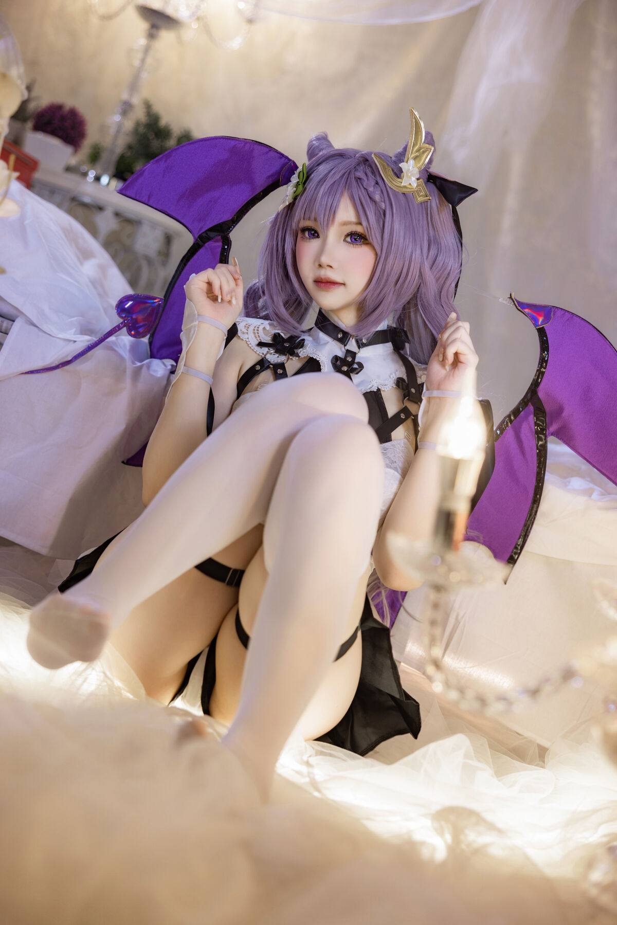 Coser@雪晴Astra 刻晴恶魔拘束睡衣 0011 3707724729.jpg