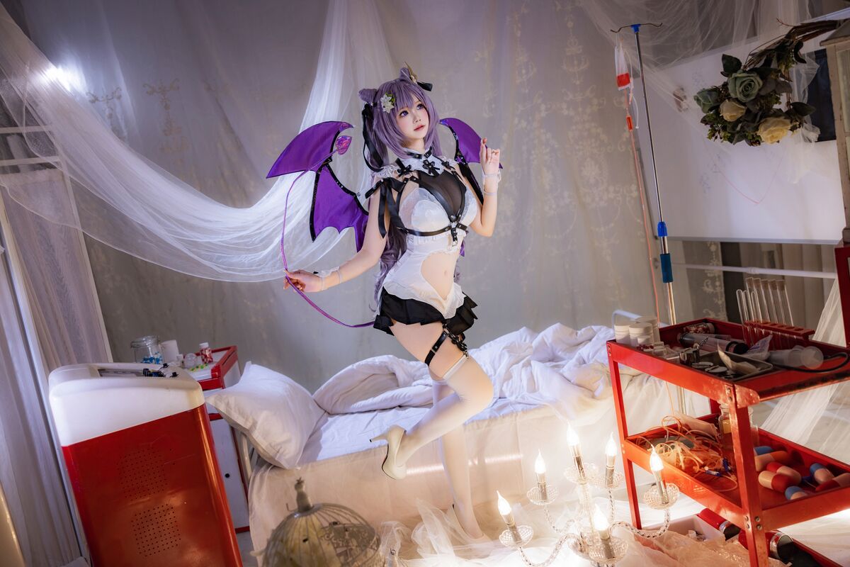 Coser@雪晴Astra 刻晴恶魔拘束睡衣 0015 9006573735.jpg