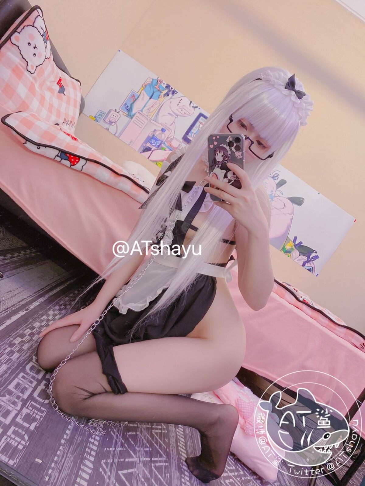 Coser@AT鲨 女仆开档袜 0005 1422950943.jpg