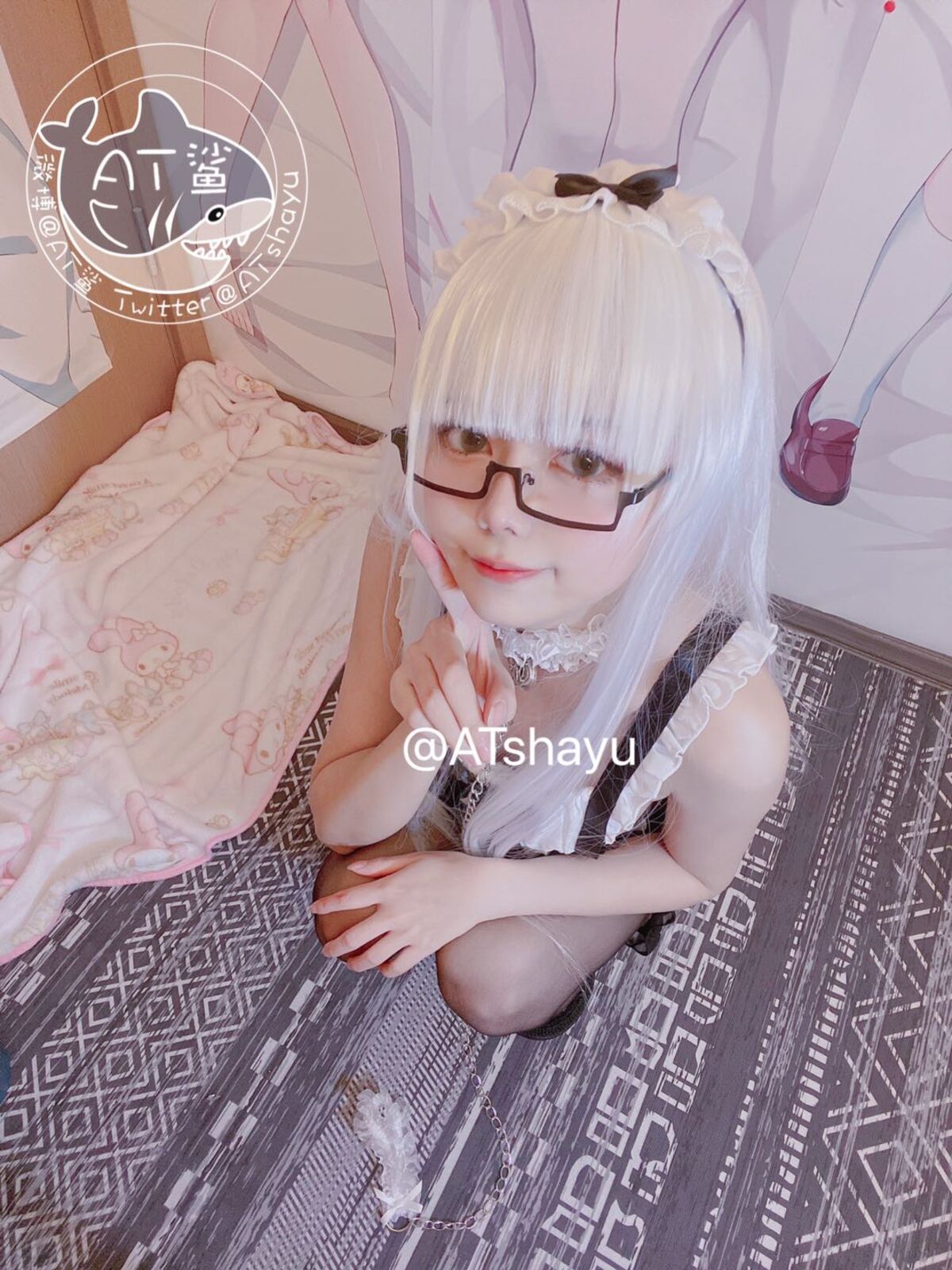 Coser@AT鲨 女仆开档袜 0019 9922115063.jpg