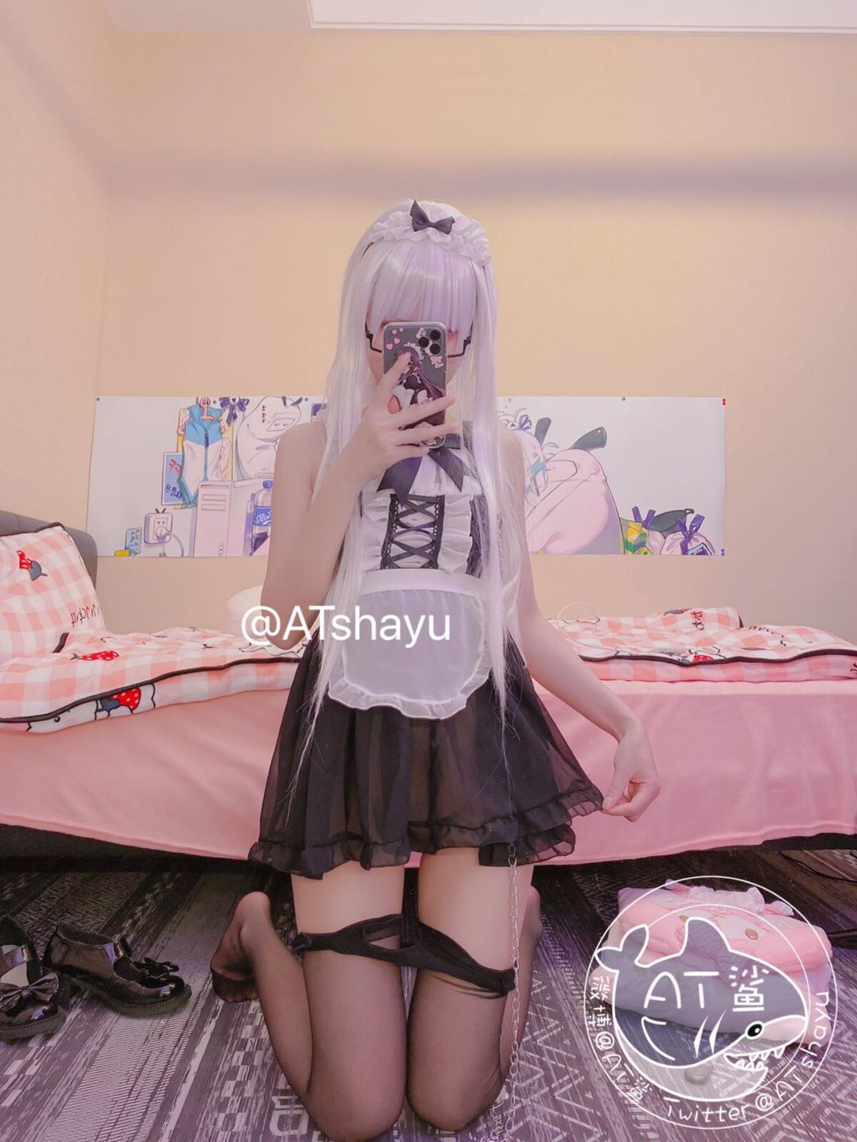 Coser@AT鲨 女仆开档袜 0026 4987892334.jpg